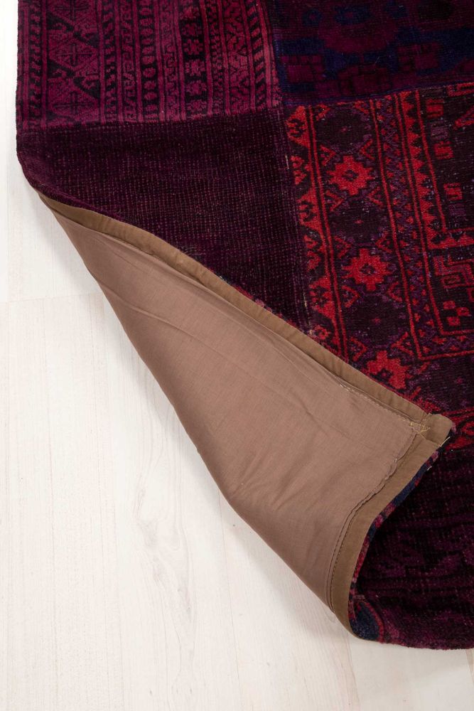 Patchwork Carpet Beige 190x246