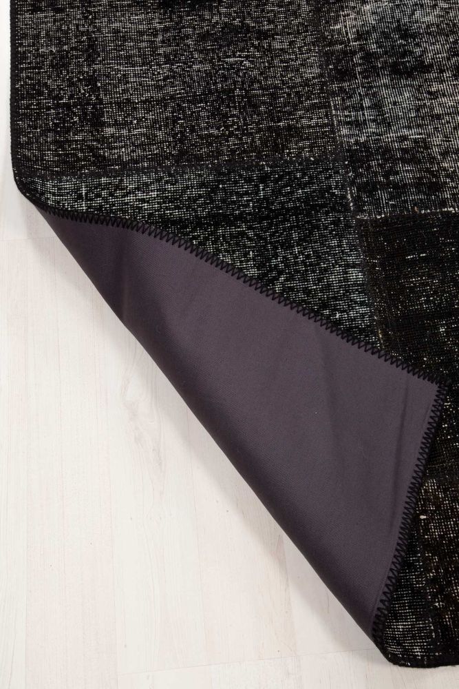 Patchwork Carpet Black 200x300