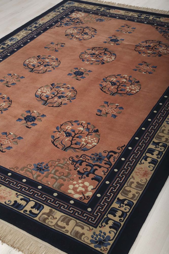 Aprikos färgad Kina matta 198x297