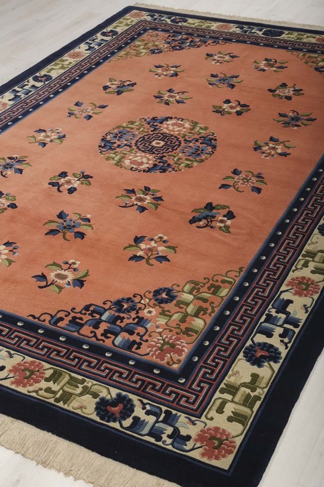 Aprikos färgad Kina matta 213x305