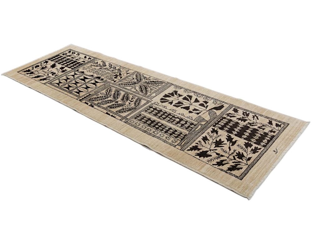 Dehbaf Modern Natural White 82x255