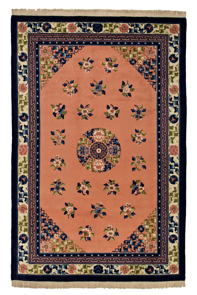 Aprikos färgad Kina matta 213x305