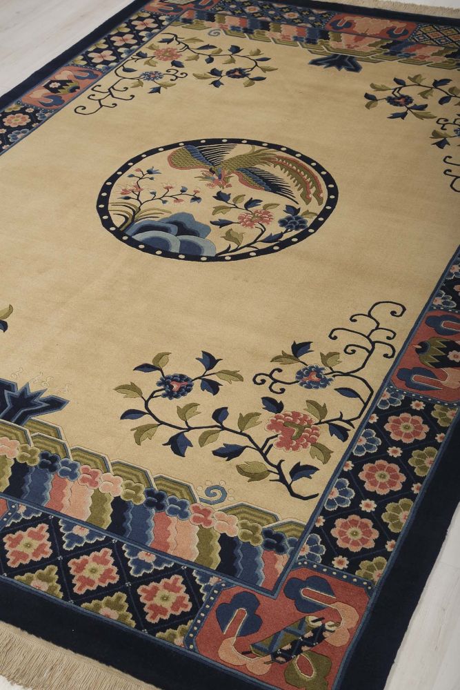 Multifärgad Kina matta 183x274