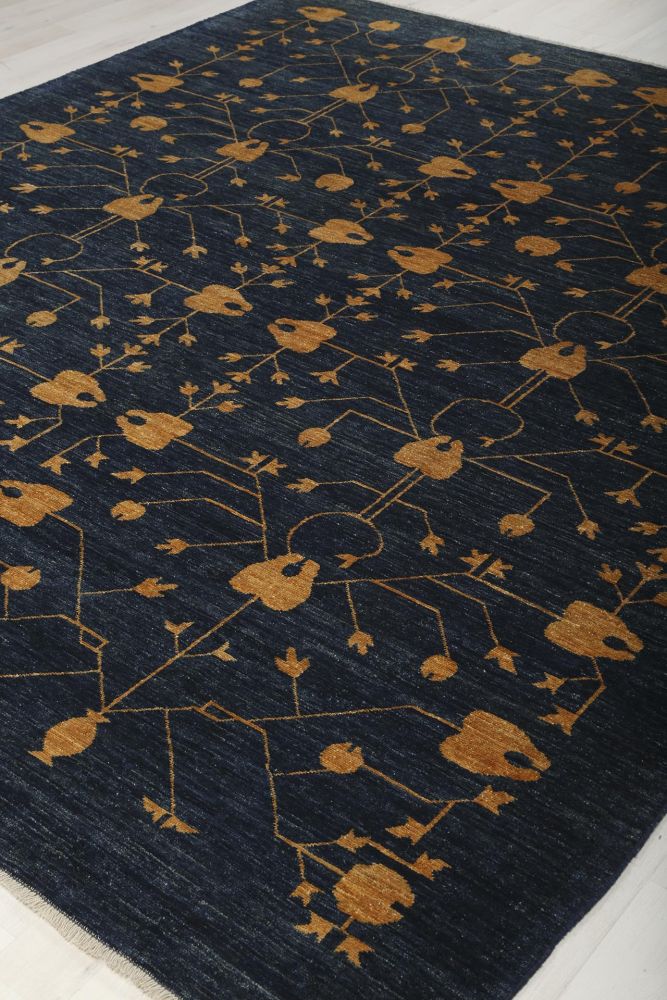 Blå Dargistan matta 250x300