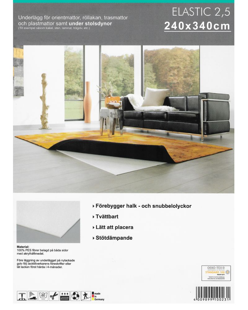 Underlägg AKO elastic för hårda golv 240x340cm