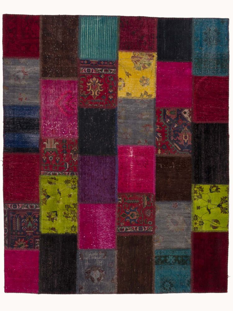 Patchwork Carpet Multi 253x311