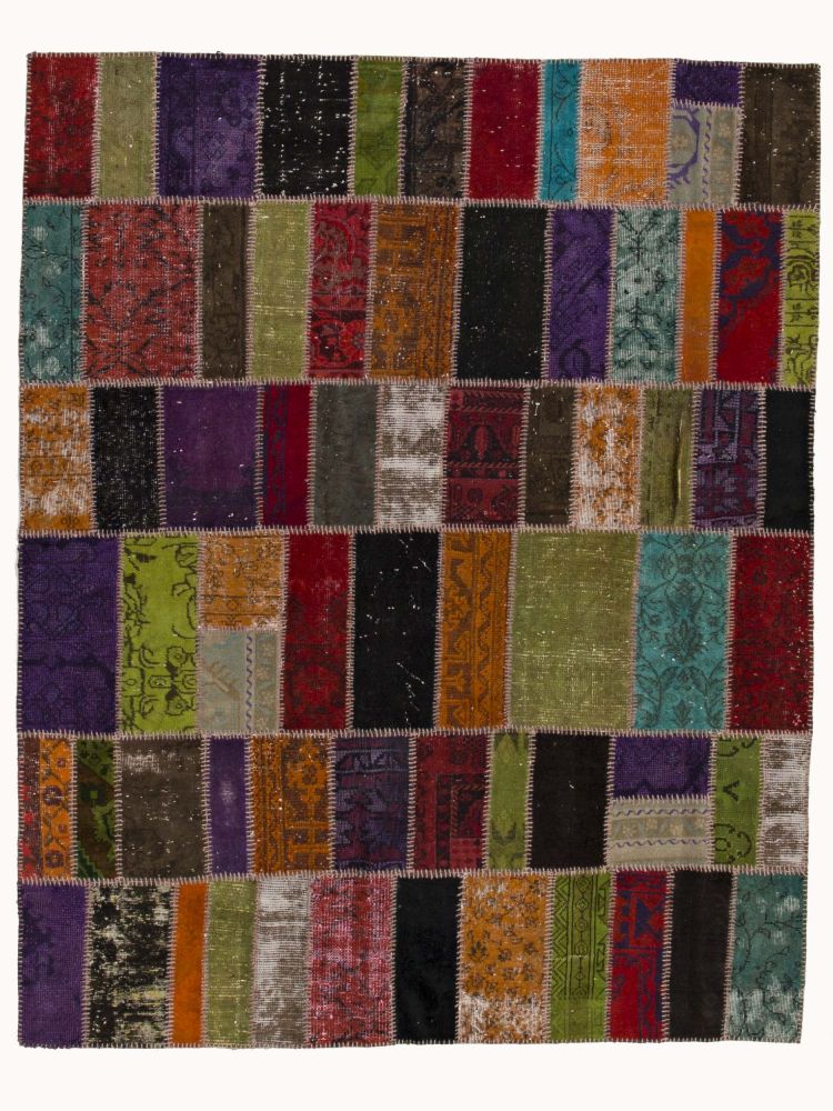 Patchwork Carpet Multi 201x250