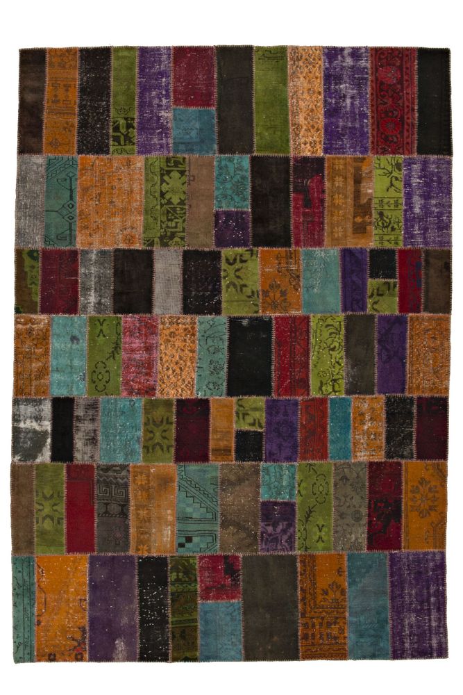 Patchwork Carpet Multi 247x350