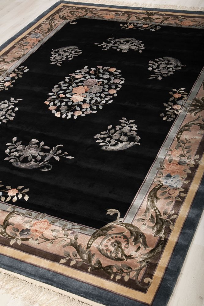 China Silk Black 213x305