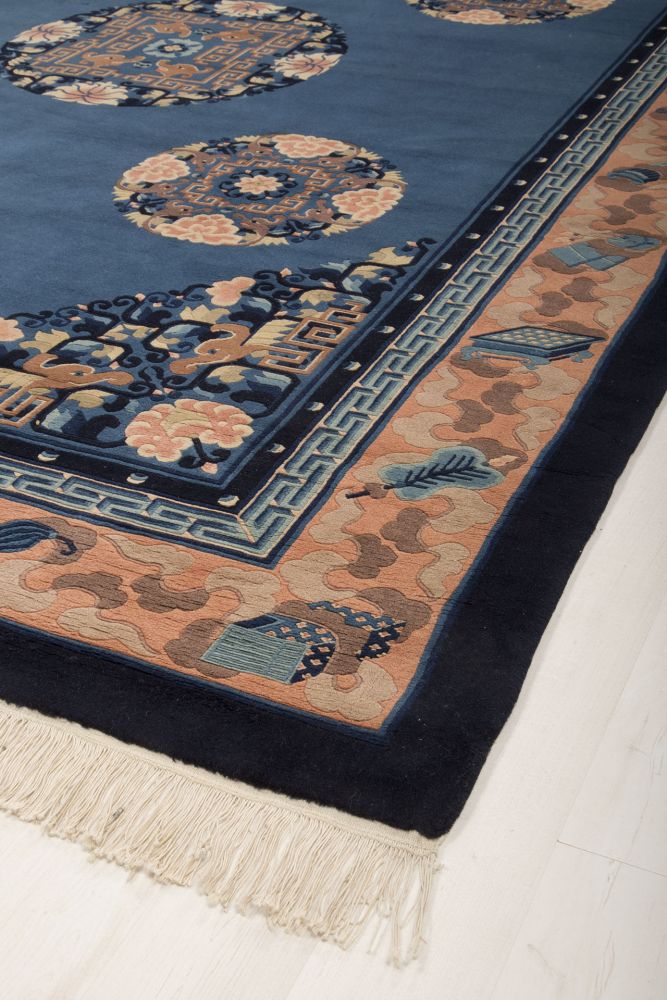 China Antique Finish Blue 213x305