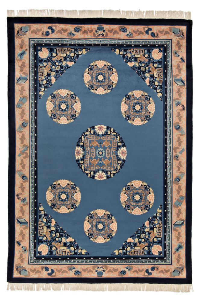 China Antique Finish Blue 213x305