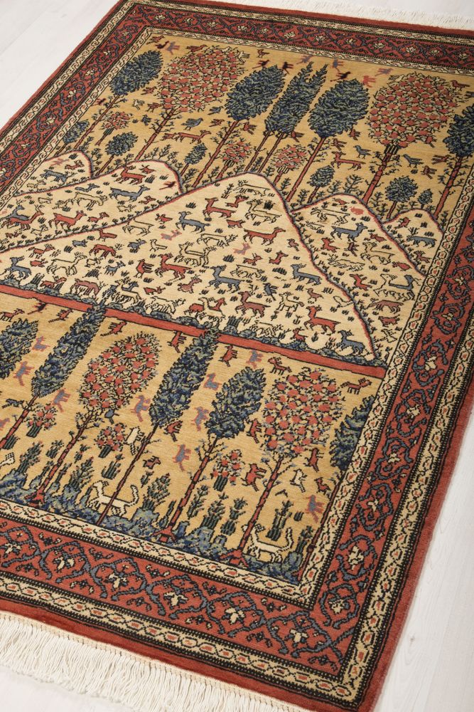 Tabriz Figural Multi 137x203