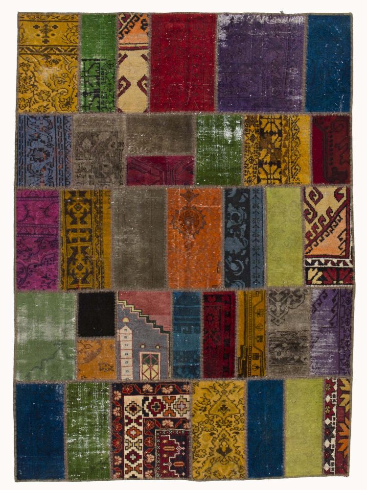 Patchwork Carpet Multi 173x240