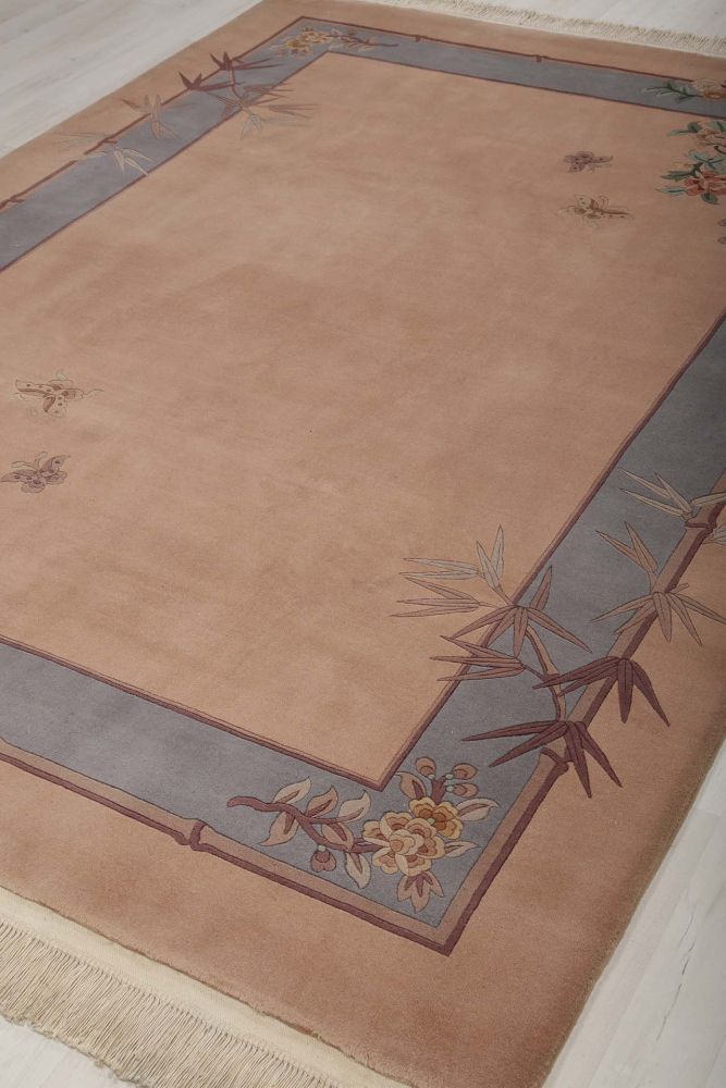 Aprikos färgad Kina matta 213x305