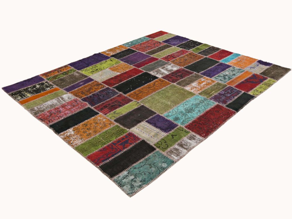 Patchwork Carpet Multi 201x250