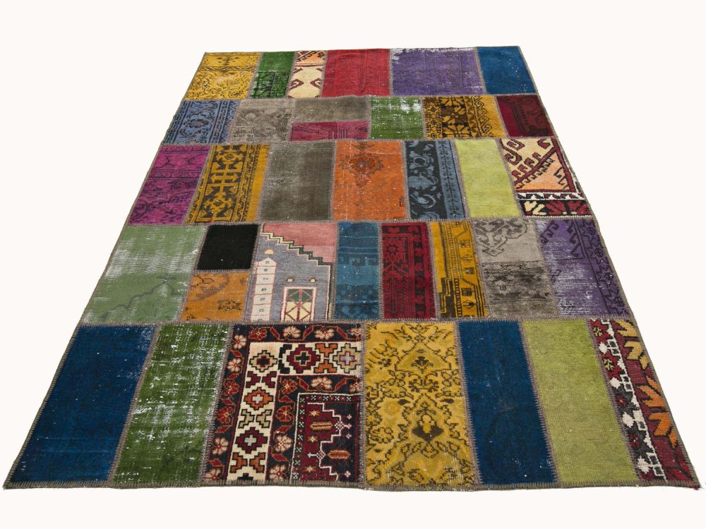 Patchwork Carpet Multi 173x240