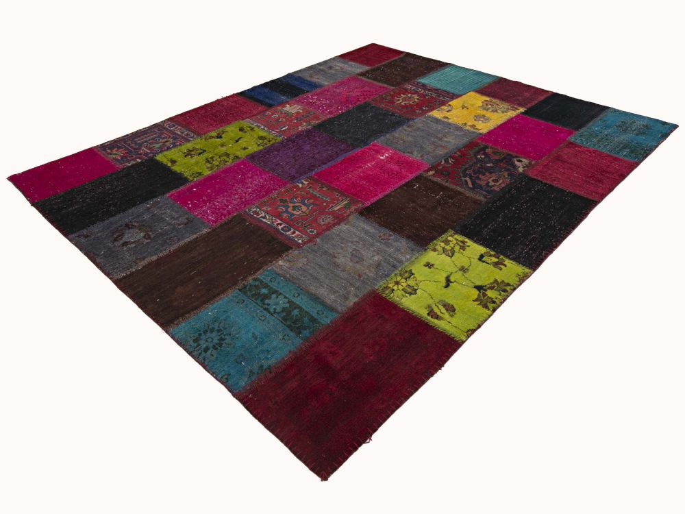Patchwork Carpet Multi 253x311