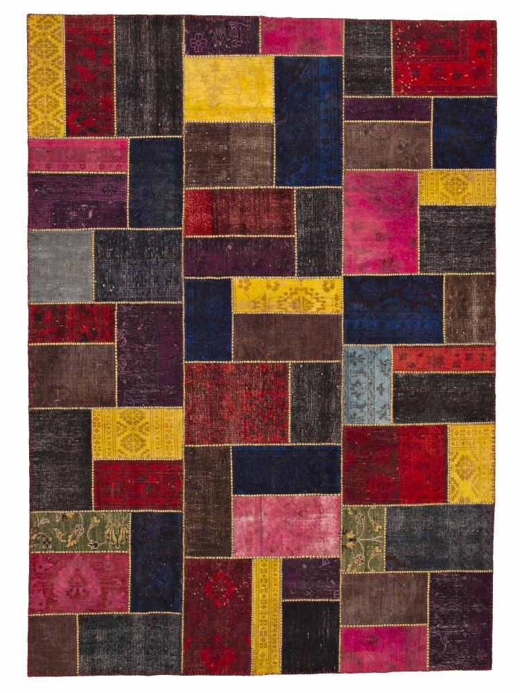 Patchwork Carpet Multi 249x350