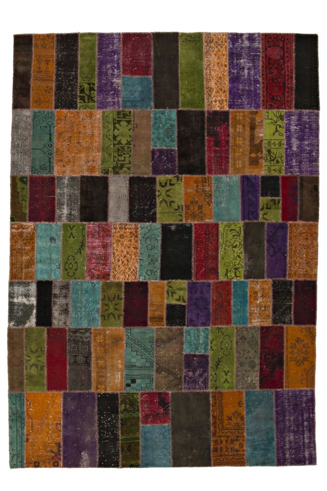 Patchwork Carpet Multi 247x350