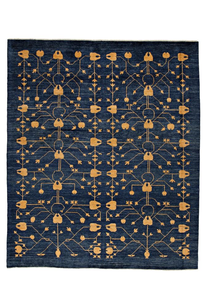 Blå Dargistan matta 200x300