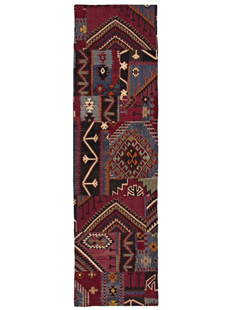 Patchwork Kilim Multi 86x306