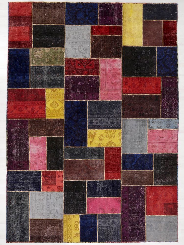 Patchwork Carpet Multi 252x353