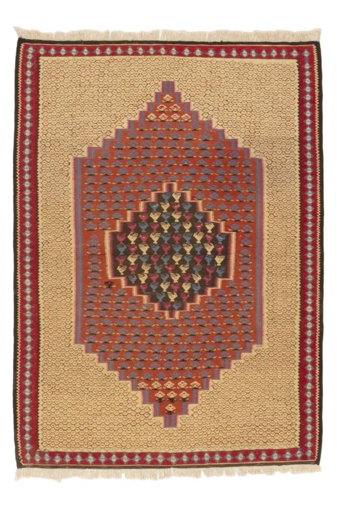 Kilim Senneh Multi 107x145